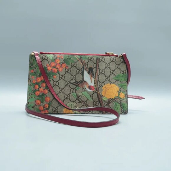 100% Authentic Gucci Brown W/P Leather Shoulder Bag 719-113024 - Picture 2 of 12